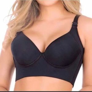 Deep Cup Bra back Coverage